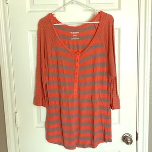 Old Navy striped cotton long tee